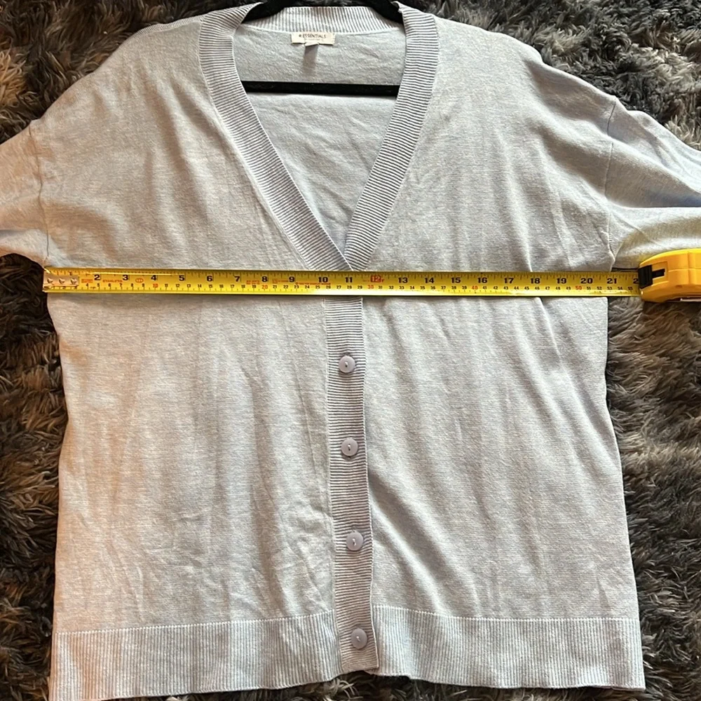 Reitmans R Essentials Light‎ Blue cardigan - Picture 8 of 12